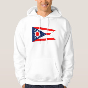 Gekookt Sweatshirt met Amerikaanse vlag