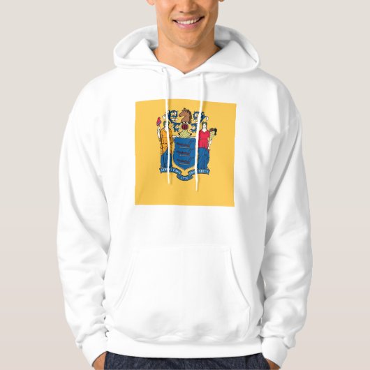 Gekookt Sweatshirt met Amerikaanse vlag (Voorkant)