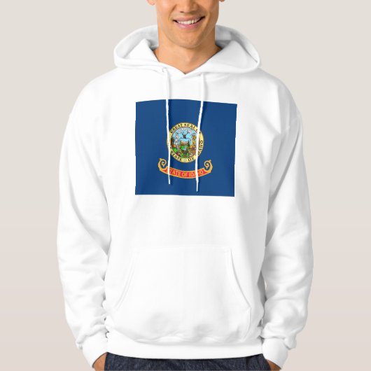 Gekookt Sweatshirt met Amerikaanse vlag (Voorkant)