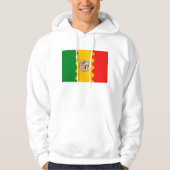 Gekookt Sweatshirt met L.A.-Amerikaanse vlag (Voorkant)