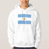 Gekookt Sweatshirt met vlag Argentinië