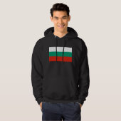 Gekookt Sweatshirt met vlag Bulgarije (Voorkant volledig)