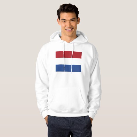 Gekookt Sweatshirt met vlag Nederland (Voorkant volledig)