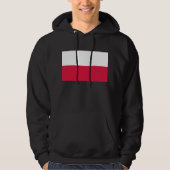 Gekookt Sweatshirt met vlag Polen (Voorkant)