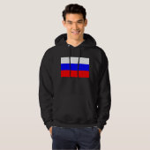 Gekookt Sweatshirt met vlag Rusland (Voorkant volledig)