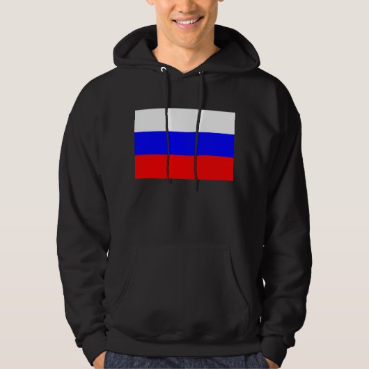 Gekookt Sweatshirt met vlag Rusland (Voorkant)