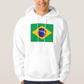 Gekookt Sweatshirt met vlag van Brazilië (Voorkant)