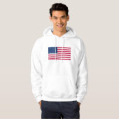 Gekookt Sweatshirt met vlag van de Verenigde State (Voorkant volledig)