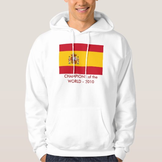 Gekookt Sweatshirt met vlag van Spanje (Voorkant)