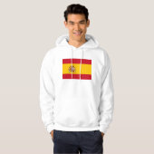 Gekookt Sweatshirt met vlag van Spanje (Voorkant volledig)