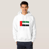 Gekookt Sweatshirt met vlag Verenigde Arabische Em (Voorkant volledig)