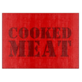 gekookt vlees snijplank (Voorkant)
