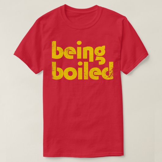 Gekookt worden t-shirt (Design voorkant)