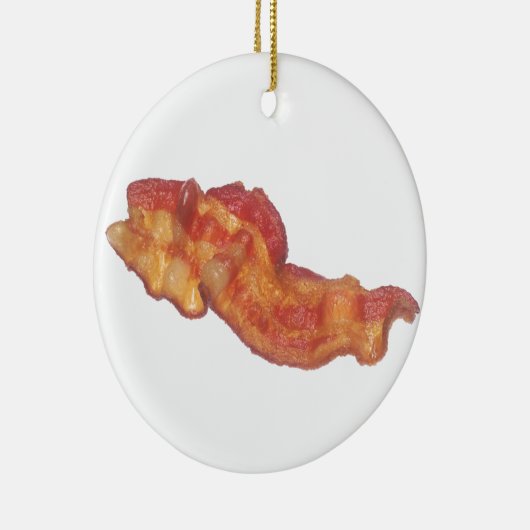 Gekookte Bacon Keramisch Ornament (Rechts)