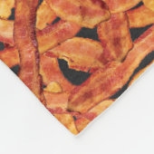 Gekookte Bacon Throw Blanket Fleece Deken (Hoek)
