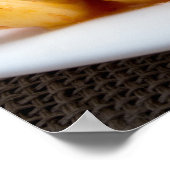 Gekookte deegwaren cavatappi met groentesaus poster (Hoek)