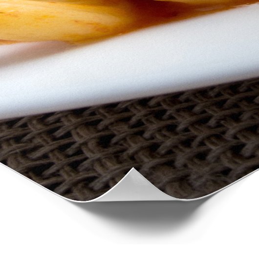 Gekookte deegwaren cavatappi met groentesaus poster (Hoek)