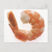 Gekookte garnaal briefkaart (Voorkant)