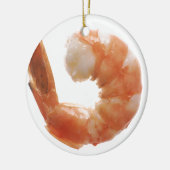 Gekookte garnaal keramisch ornament (Links)