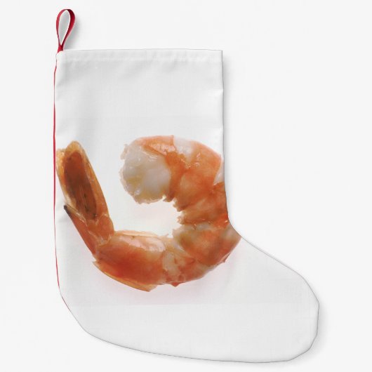 Gekookte garnaal kleine kerstsok (Voorkant)