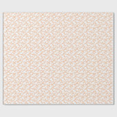 Gekookte garnalenstaarten - White Wrapping Paper Cadeaupapier (Vlak)