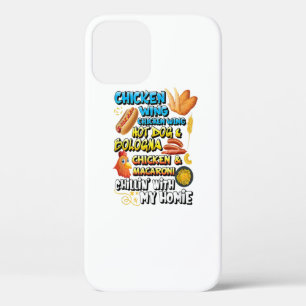 Gekookte kippen Wing Chicken Wing Hot Dog Bologna  Case-Mate iPhone Case