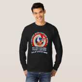 Gekookte kippen Wing Chicken Wing Hot Dog Bologna T-shirt (Voorkant volledig)
