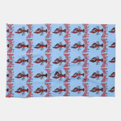 Gekookte kraakvis theedoek (Horizontaal)