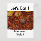 gekookte langoesten briefkaart (Voorkant)