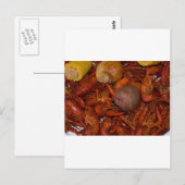 gekookte langoesten briefkaart (Voorkant / Achterkant)