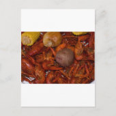 gekookte langoesten briefkaart (Voorkant)