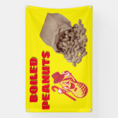Gekookte Pinda's Te Koop Hek Spandoek (Verticaal)