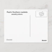 Gekookte pinda's Y'ALL COME Briefkaart (Achterkant)