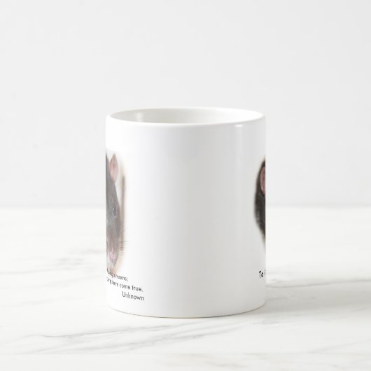 Gekookte rat met mok van gezegden (Center)