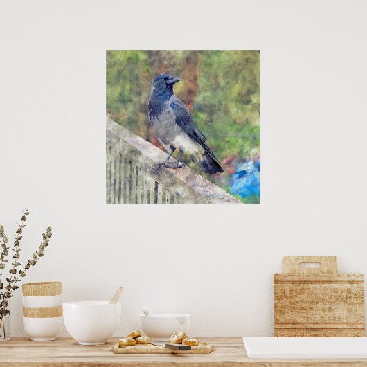 Gekookte rij van Ross Castle Ierland Poster (Keuken)