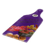 Gekookte schaaldieren snijplank (Hoek)