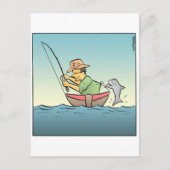 Gekookte visser briefkaart (Voorkant)