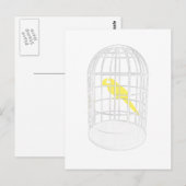 Gekookte vogel briefkaart (Voorkant / Achterkant)