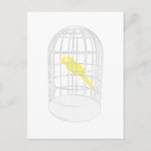 Gekookte vogel briefkaart (Voorkant)