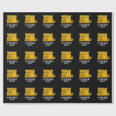 Gekopieerd kat Funny Animal Pun Dark BG Cadeaupapier (Vlak)