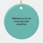 Gekopieerd tegen de achtergrond van 1920s Art Deco Keramisch Ornament (Achterkant)