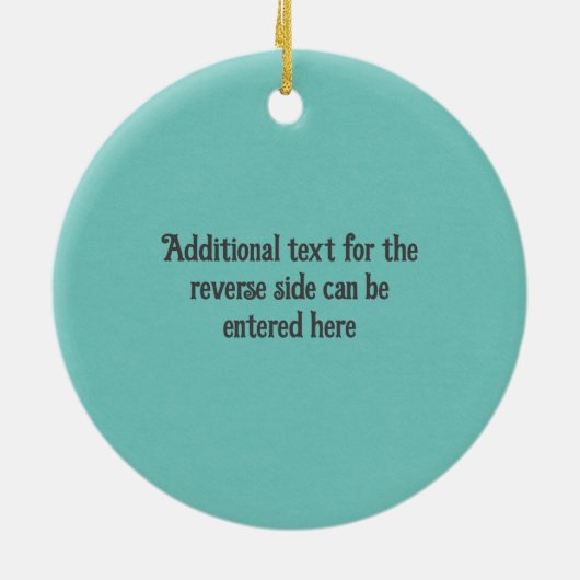 Gekopieerd tegen de achtergrond van 1920s Art Deco Keramisch Ornament (Achterkant)