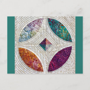 Gekoppeld batik Briefkaart