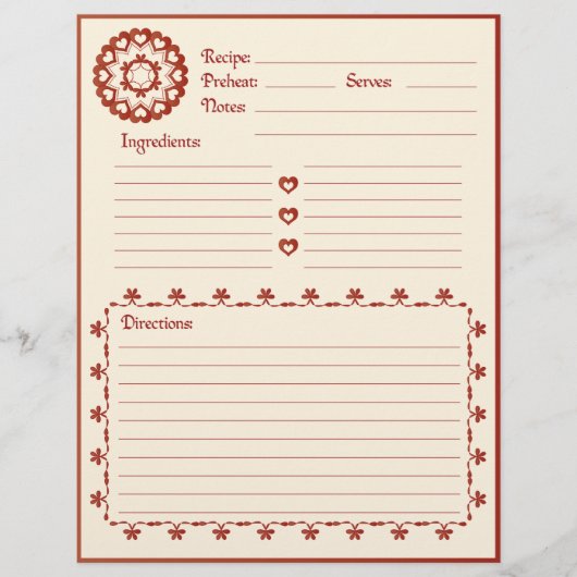 Gekoppeld door Love Recipe Letterhead (Voorkant)
