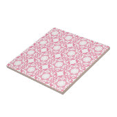 Gekoppeld door Love Tile - Roze Tegeltje (Zijkant)