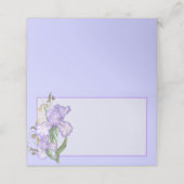 Gekoppeld Iris Note Card-Paars IRIS-Small Plaatskaartje (Buitenkant ongevouwen)