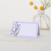 Gekoppeld Iris Note Card-Paars IRIS-Small Plaatskaartje (Voorkant)
