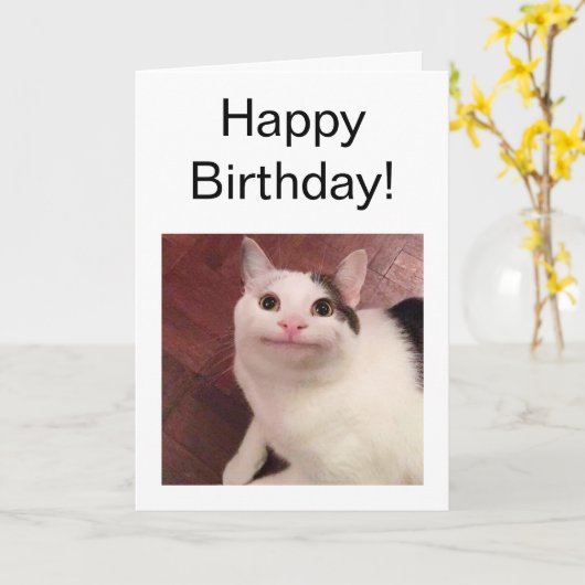 Gekoppeld kaartkaartenkaartenkaartje kaart (Gele Bloem)