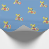 Gekoppeld keukenpapier cadeaupapier (Hoek)