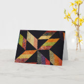 Gekoppeld op gevouwen kaart (Gele Bloem)